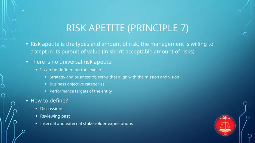 INTERNATIONAL STANDARDS FOR ENTERPRISE RISK - slide 36 of 46