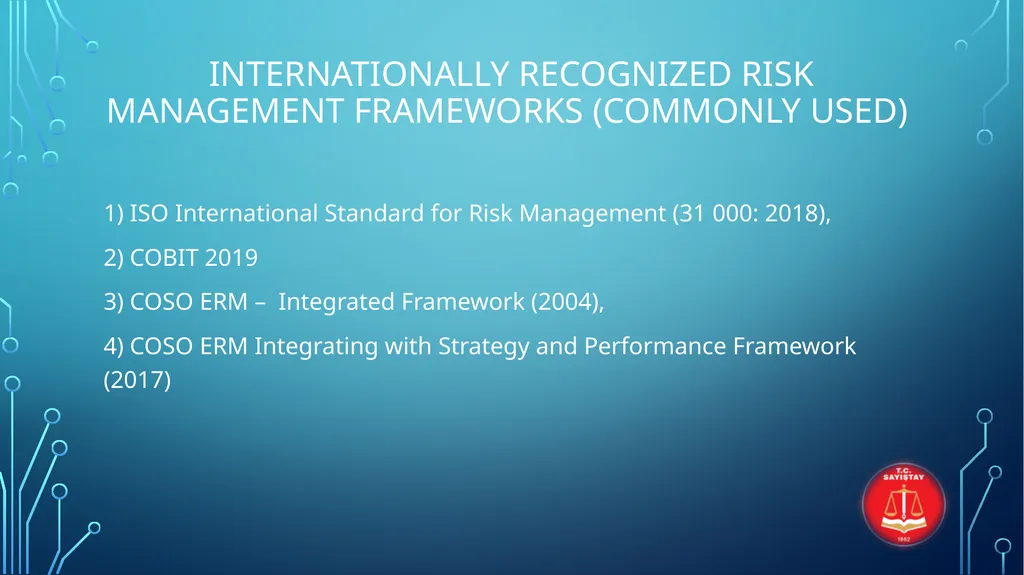 INTERNATIONAL STANDARDS FOR ENTERPRISE RISK - slide 23 of 46