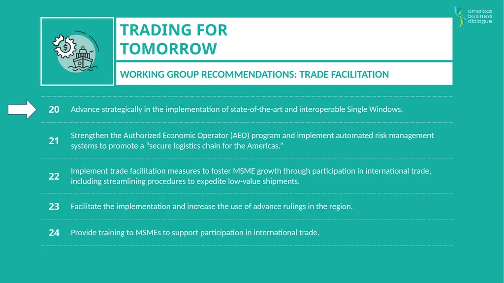 ACTION Policy Recommendations and 2018-2021 Action - slide 6 of 7