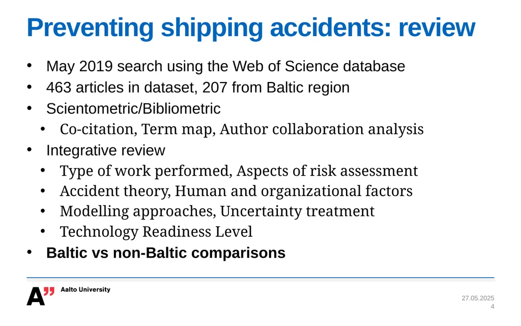 BONUS BALTIMARI Review, Evaluation, and Future of - slide 4 of 13
