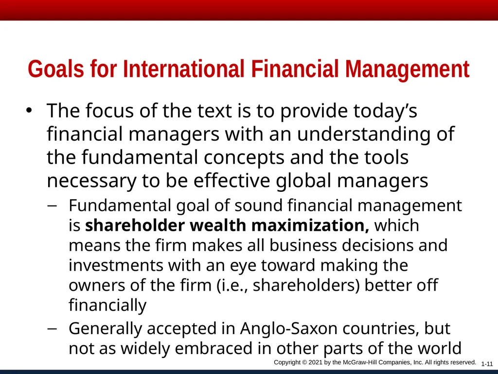 Chapter One Copyright © 2021 by the McGraw-Hill - slide 11 of 28