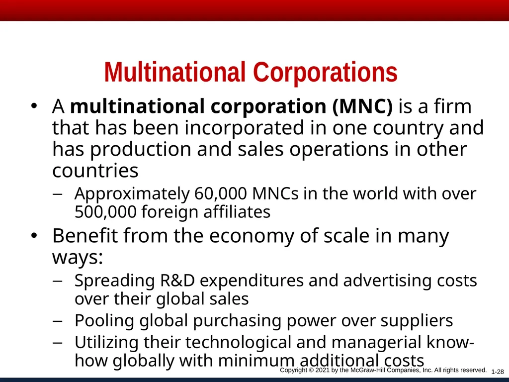 Chapter One Copyright © 2021 by the McGraw-Hill - slide 28 of 28