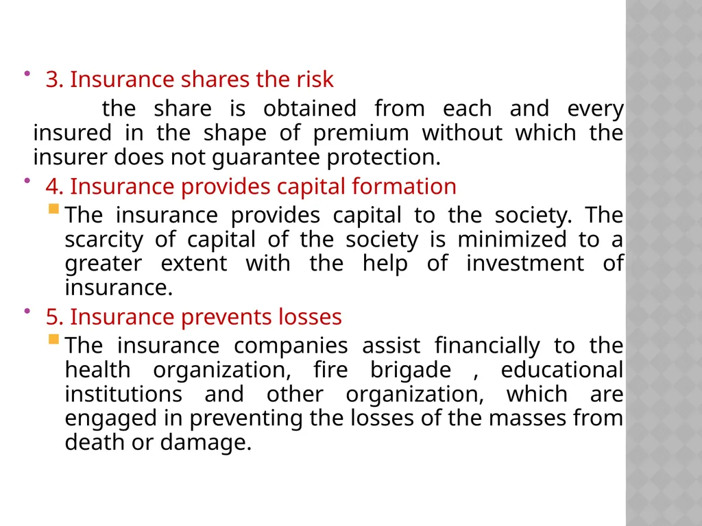 Insurance and Risk Management By Dr.U.PRIYA Head & - slide 9 of 29
