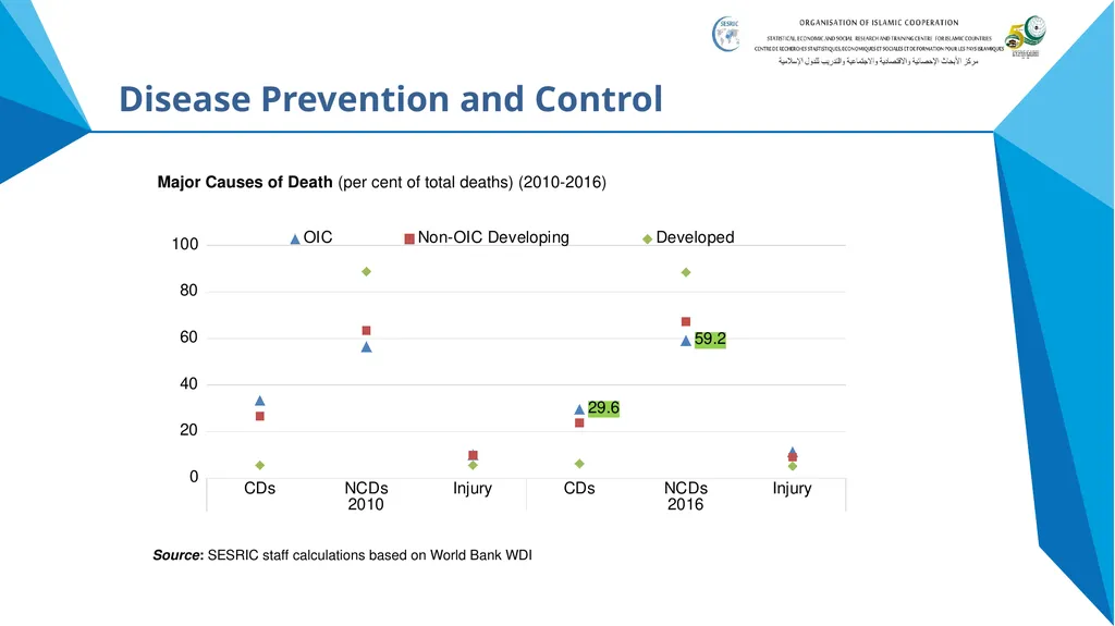 State of Health in OIC Member States Presentation - slide 9 of 19