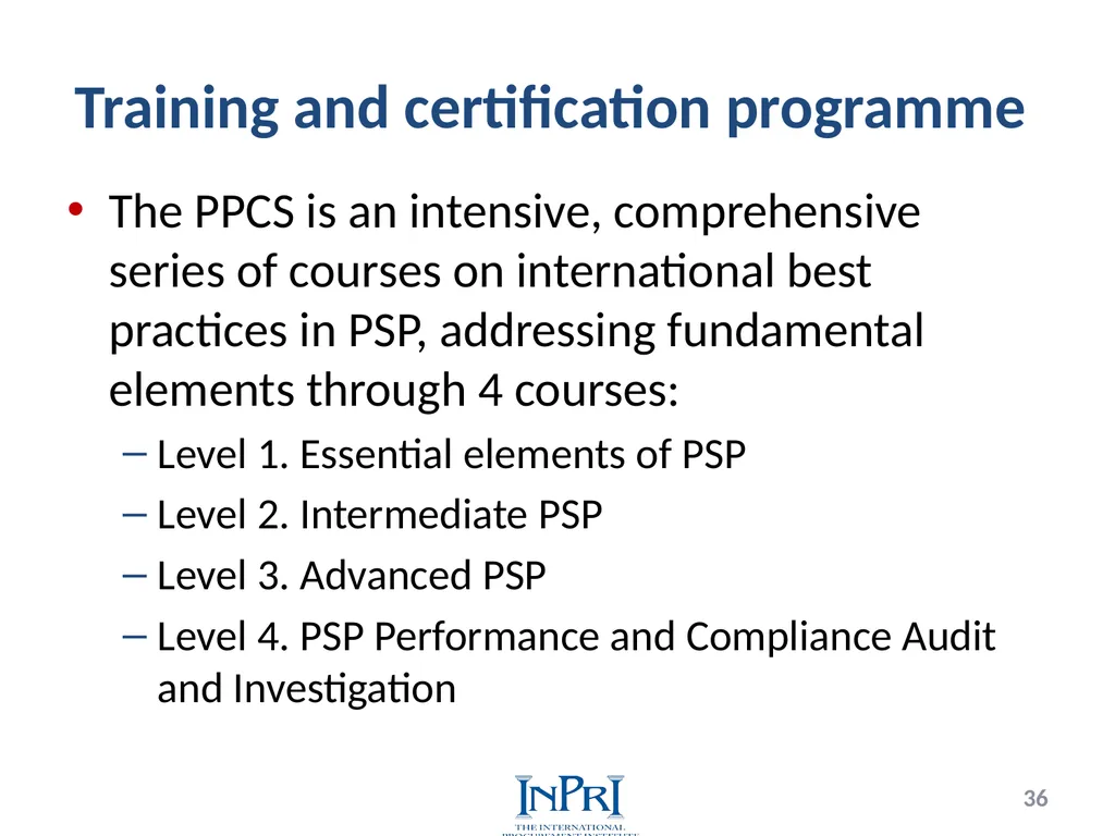 Professionalization of Public Procurement Jorge - slide 36 of 40