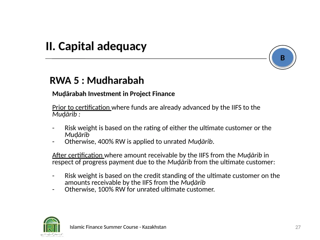 Regulation and Supervision of sukuk markets Abu - slide 27 of 29