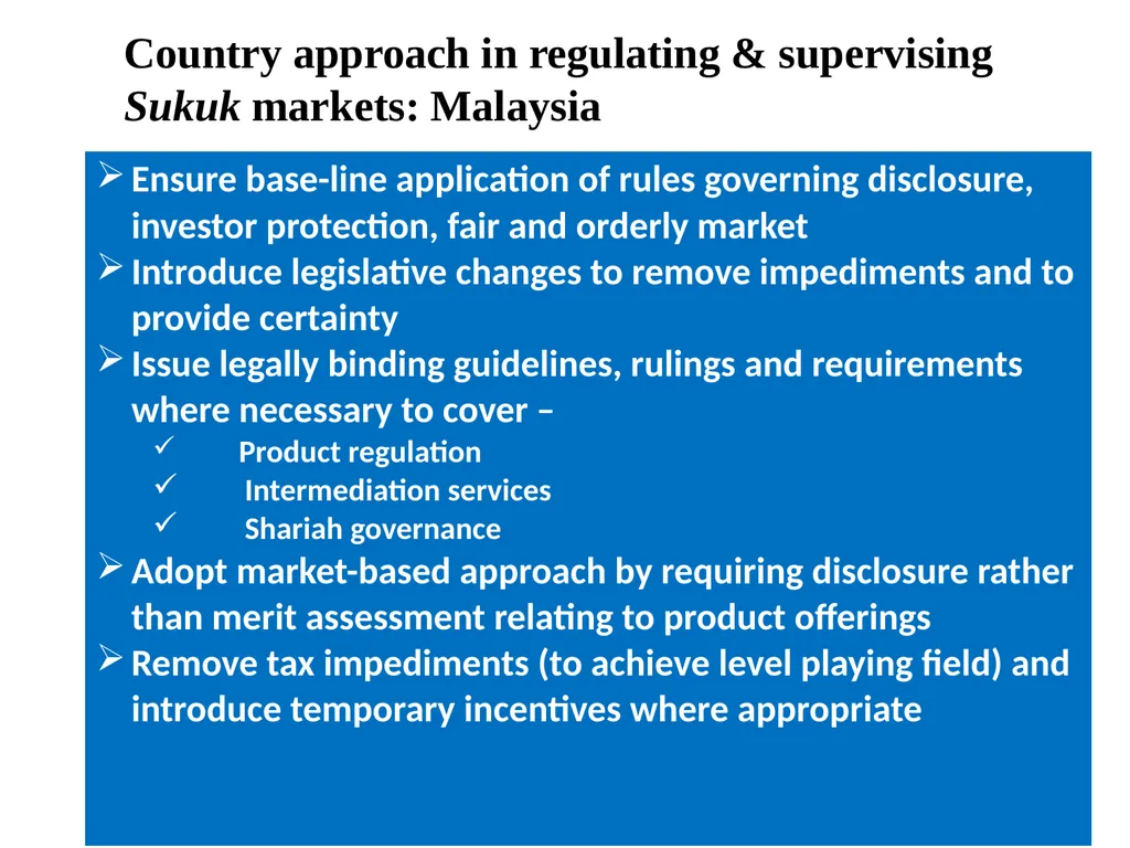 Regulation and Supervision of sukuk markets Abu - slide 16 of 29