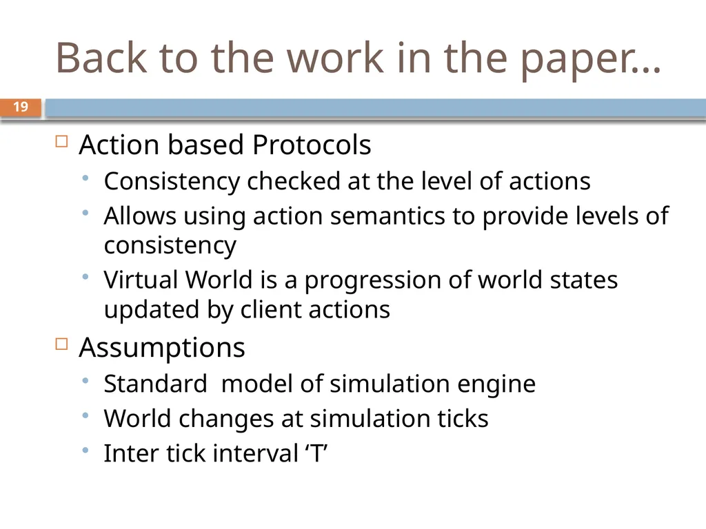 Scalability for Virtual Worlds By Nitin Gupta, - slide 17 of 49