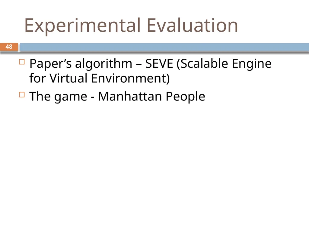 Scalability for Virtual Worlds By Nitin Gupta, - slide 42 of 49