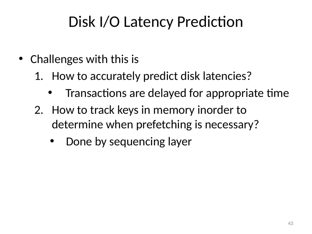Calvin : Fast Distributed Transactions for - slide 43 of 46