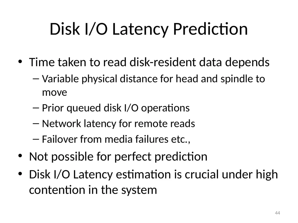 Calvin : Fast Distributed Transactions for - slide 44 of 46
