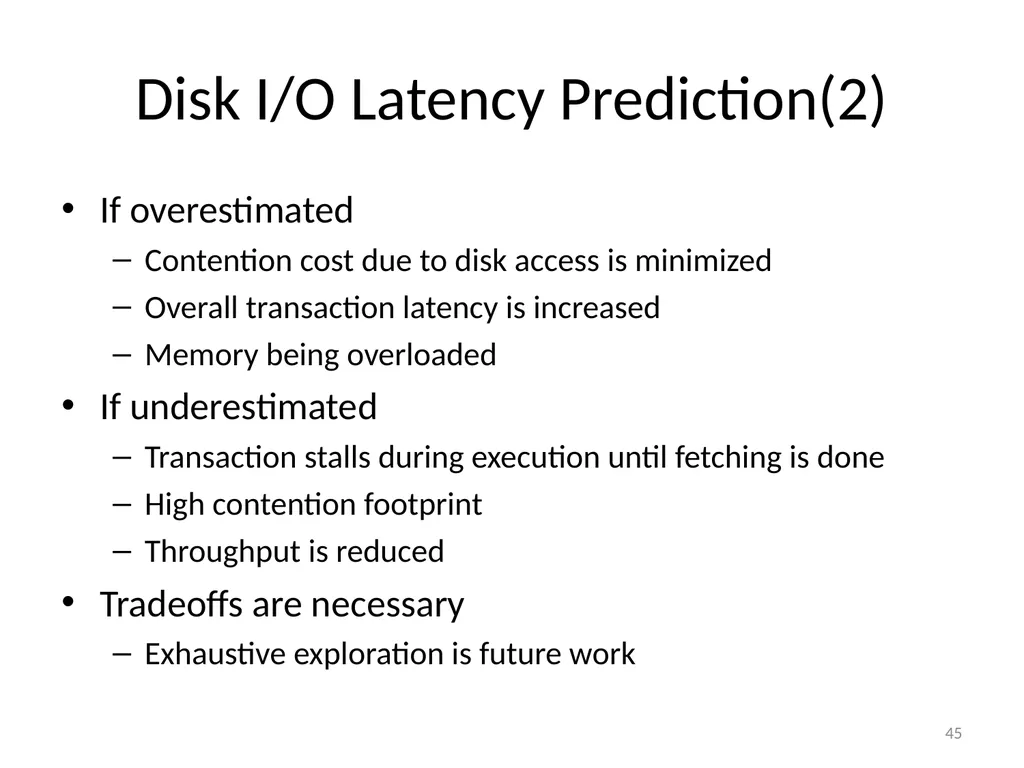 Calvin : Fast Distributed Transactions for - slide 45 of 46