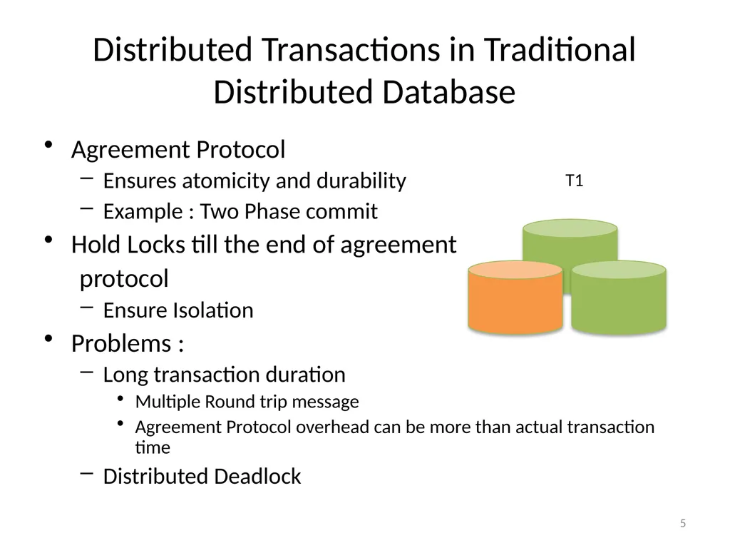 Calvin : Fast Distributed Transactions for - slide 5 of 46
