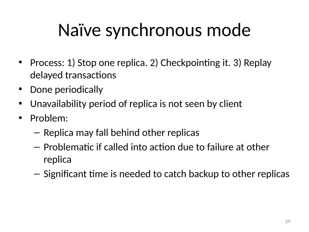 Calvin : Fast Distributed Transactions for - slide 29 of 46