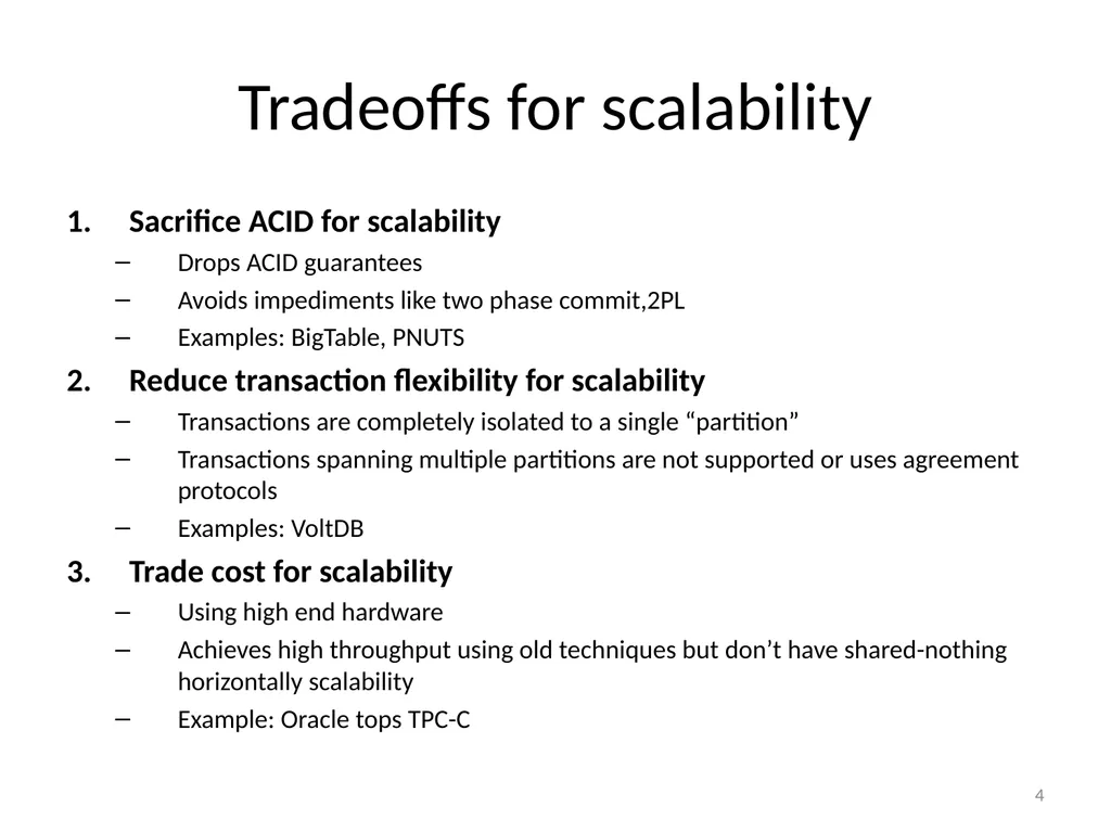 Calvin : Fast Distributed Transactions for - slide 4 of 46