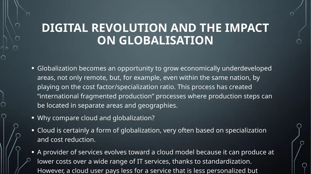 Unit 18:GLOBAL BUSINESS ENVIRONMENT Lo 1: analyse - slide 18 of 22
