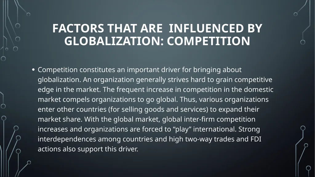 Unit 18:GLOBAL BUSINESS ENVIRONMENT Lo 1: analyse - slide 10 of 22