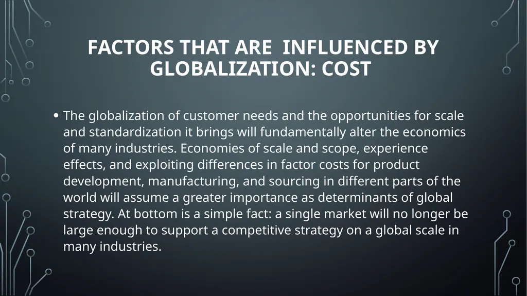 Unit 18:GLOBAL BUSINESS ENVIRONMENT Lo 1: analyse - slide 4 of 22