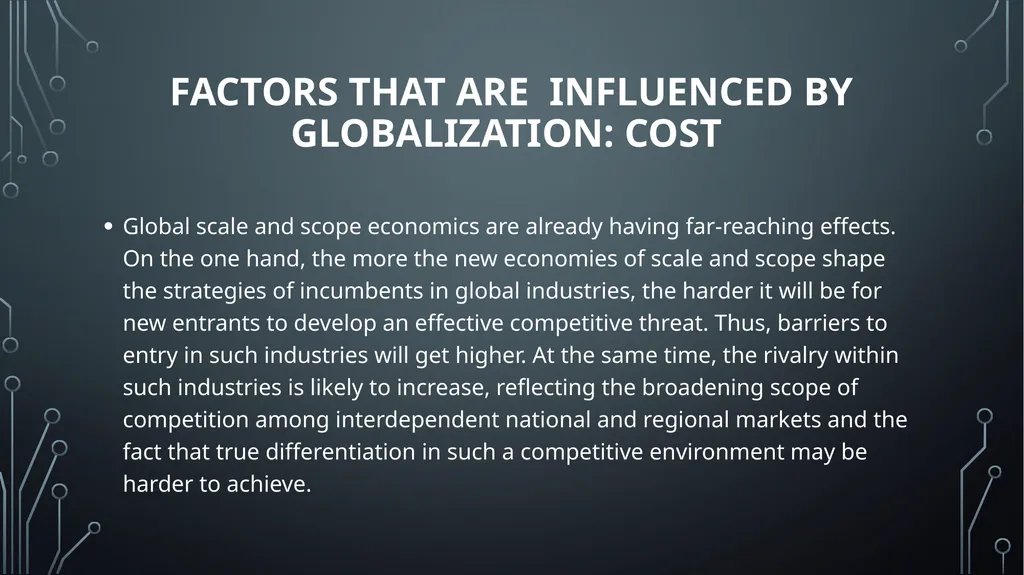 Unit 18:GLOBAL BUSINESS ENVIRONMENT Lo 1: analyse - slide 5 of 22