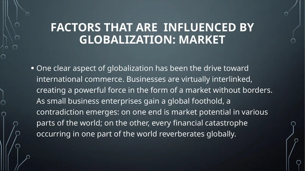 Unit 18:GLOBAL BUSINESS ENVIRONMENT Lo 1: analyse - slide 7 of 22