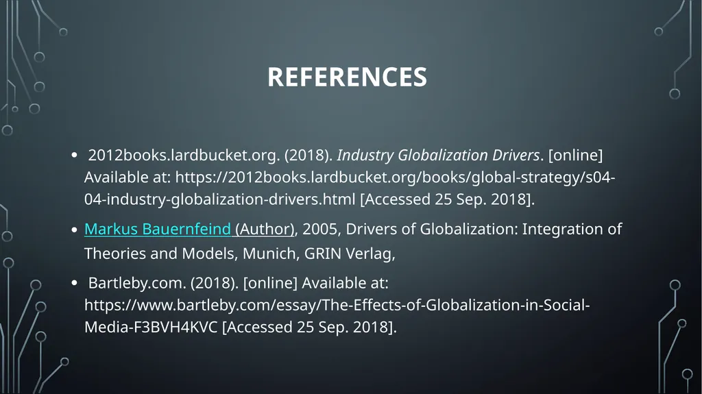 Unit 18:GLOBAL BUSINESS ENVIRONMENT Lo 1: analyse - slide 21 of 22