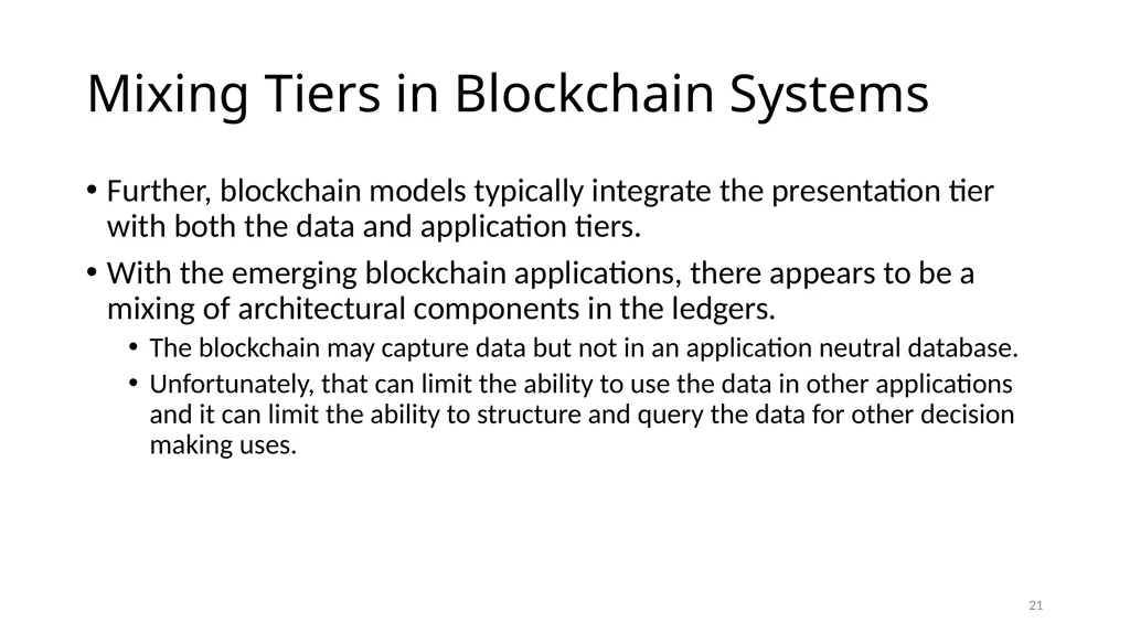 Evolving Blockchain Applications: Semantic Models - slide 21 of 40
