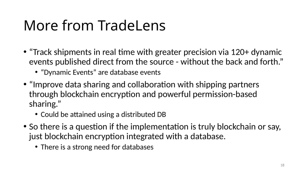 Evolving Blockchain Applications: Semantic Models - slide 18 of 40