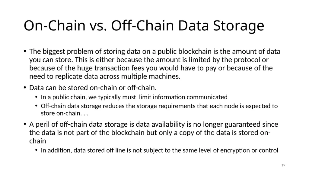 Evolving Blockchain Applications: Semantic Models - slide 19 of 40