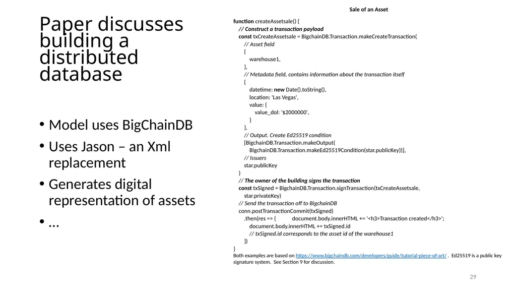 Evolving Blockchain Applications: Semantic Models - slide 29 of 40