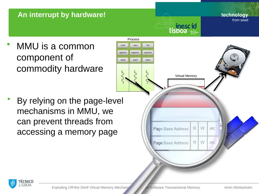 Exploiting Off-the-Shelf Virtual Memory Mechanisms - slide 9 of 23
