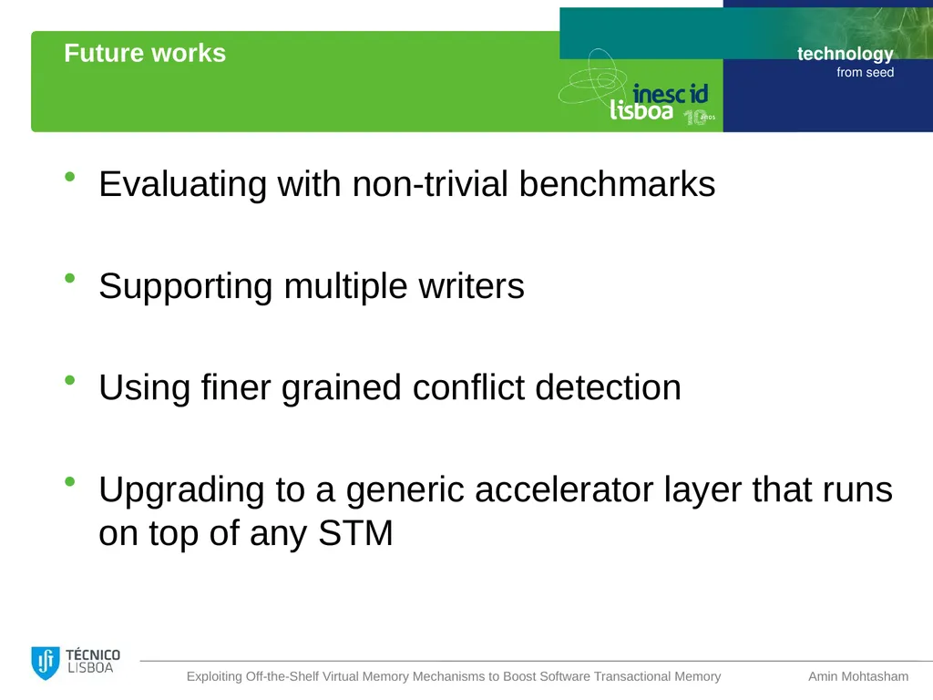 Exploiting Off-the-Shelf Virtual Memory Mechanisms - slide 22 of 23