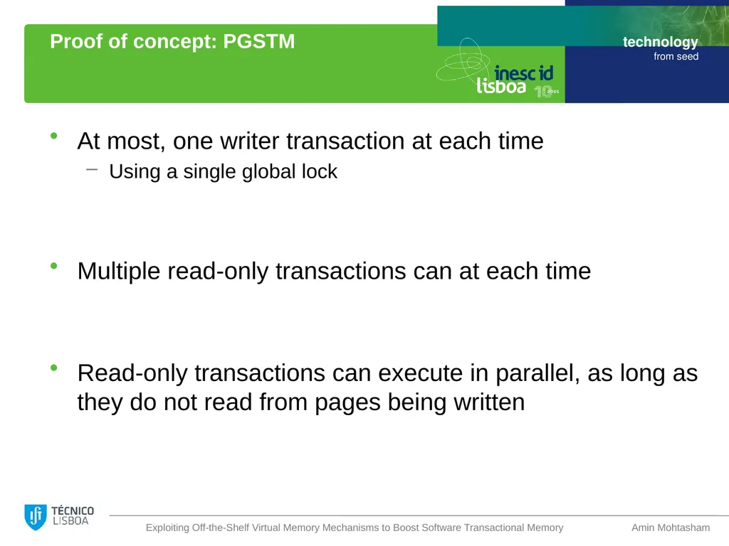 Exploiting Off-the-Shelf Virtual Memory Mechanisms - slide 12 of 23