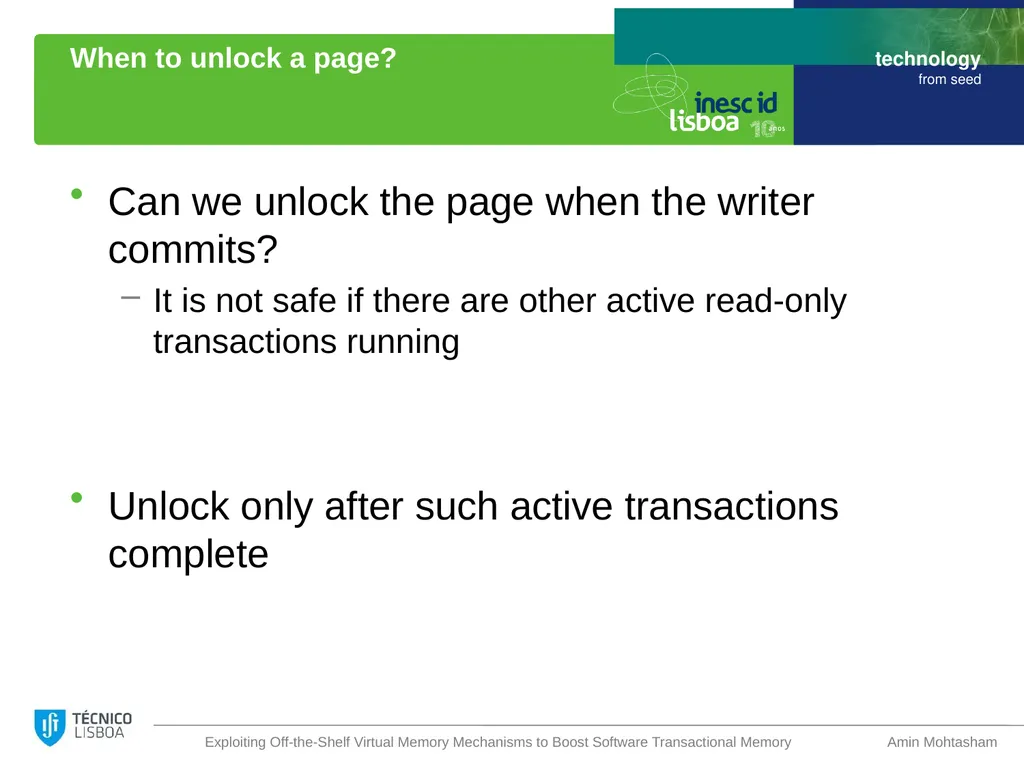 Exploiting Off-the-Shelf Virtual Memory Mechanisms - slide 15 of 23