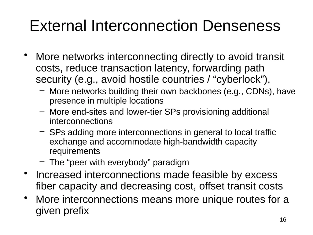 The Intra-domain BGP Scaling Problem Danny - slide 9 of 35