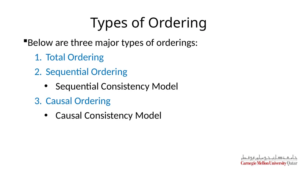 Distributed Systems CS 15-440 Replication – Part I - slide 19 of 31