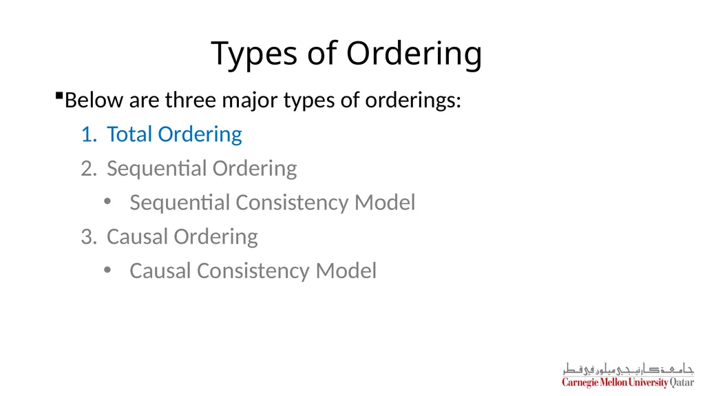 Distributed Systems CS 15-440 Replication – Part I - slide 20 of 31