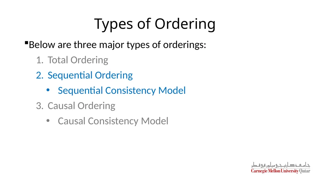 Distributed Systems CS 15-440 Replication – Part I - slide 22 of 31