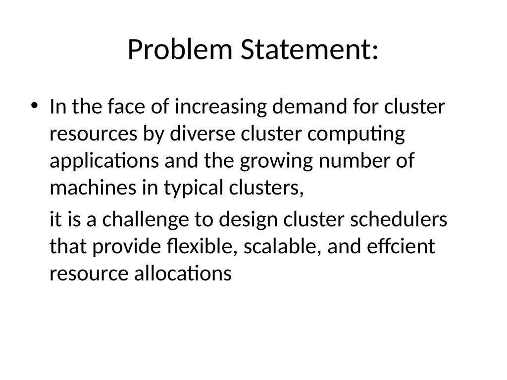 Cluster Scheduler Reference: Mesos: A Platform for - slide 3 of 28