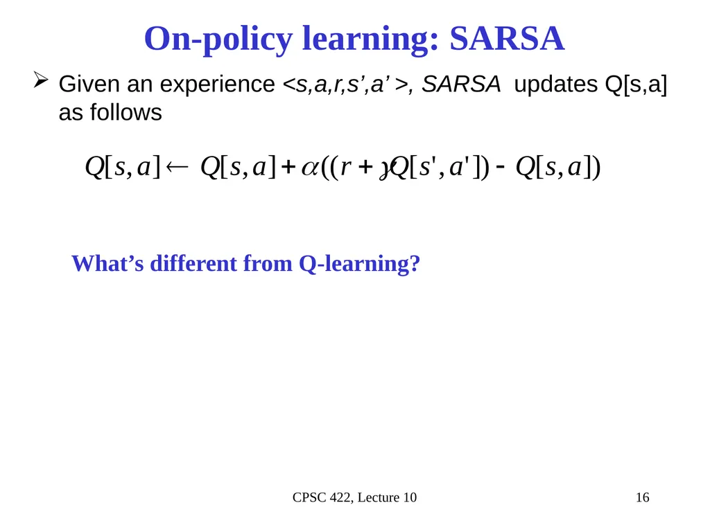 CPSC 422, Lecture 10 Slide 1 Intelligent Systems - slide 13 of 38