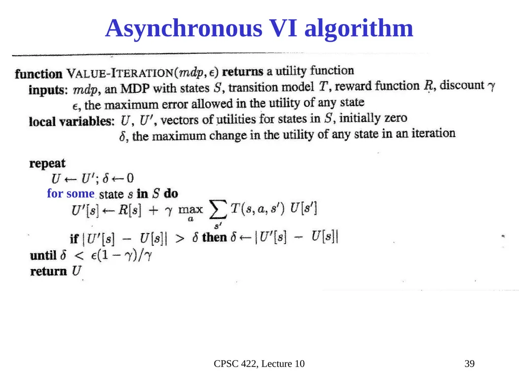 CPSC 422, Lecture 10 Slide 1 Intelligent Systems - slide 33 of 38