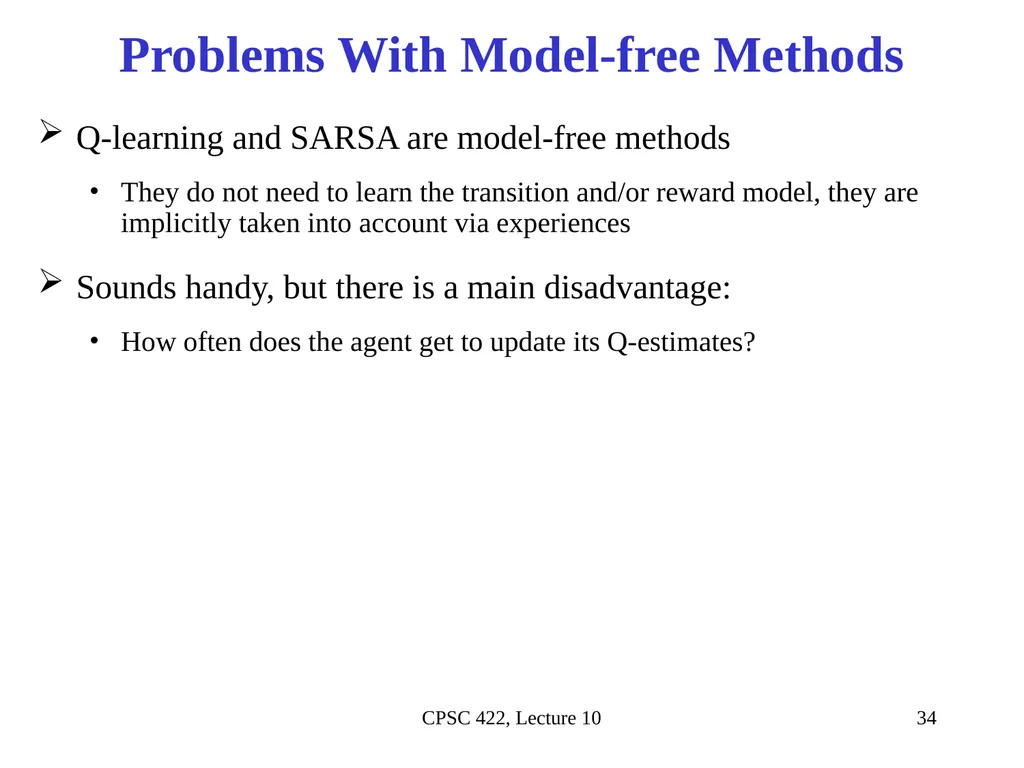 CPSC 422, Lecture 10 Slide 1 Intelligent Systems - slide 28 of 38
