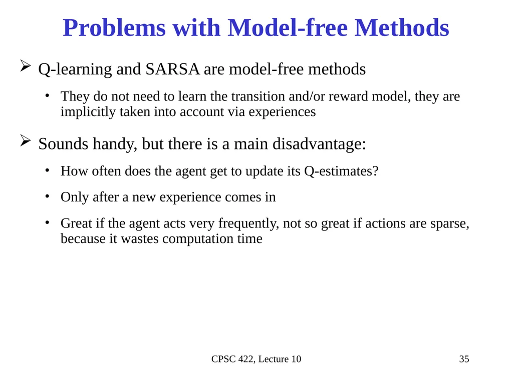 CPSC 422, Lecture 10 Slide 1 Intelligent Systems - slide 29 of 38