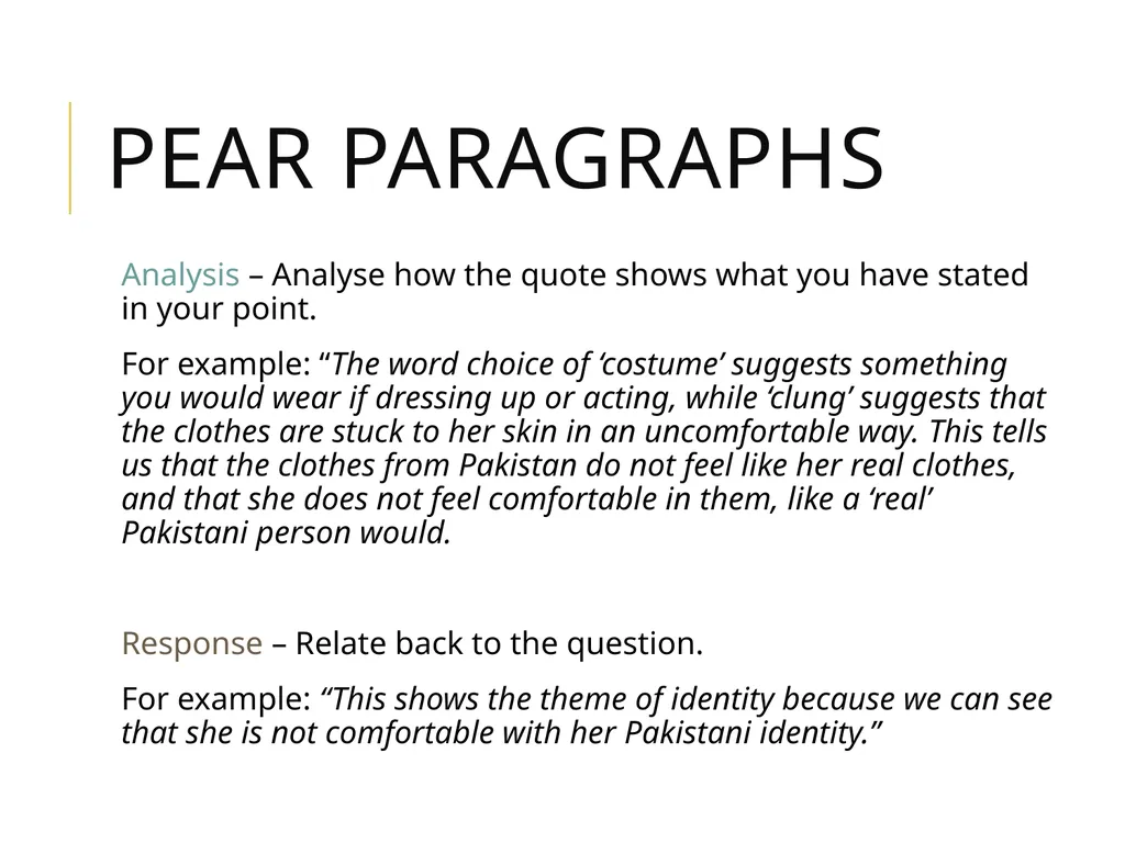 Presents from my aunts in pakistan By Moniza Alvi - slide 29 of 35
