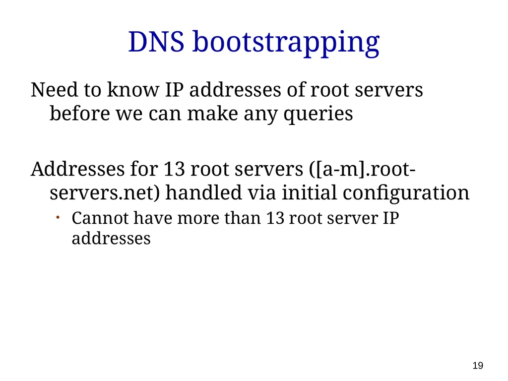 P561: Network Systems Week 7: Finding content - slide 19 of 82