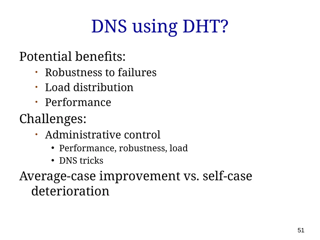 P561: Network Systems Week 7: Finding content - slide 51 of 82