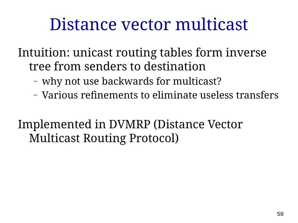 P561: Network Systems Week 7: Finding content - slide 59 of 82