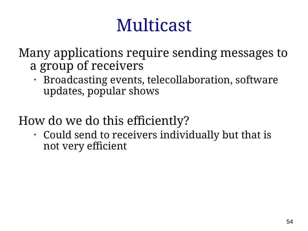 P561: Network Systems Week 7: Finding content - slide 54 of 82