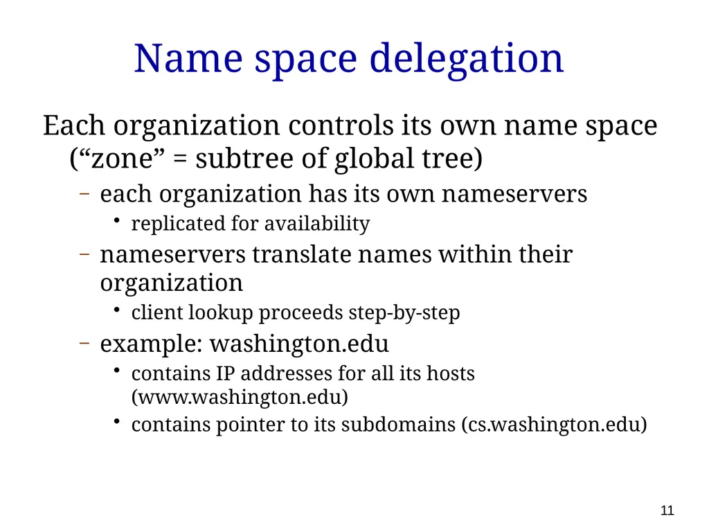 P561: Network Systems Week 7: Finding content - slide 11 of 82