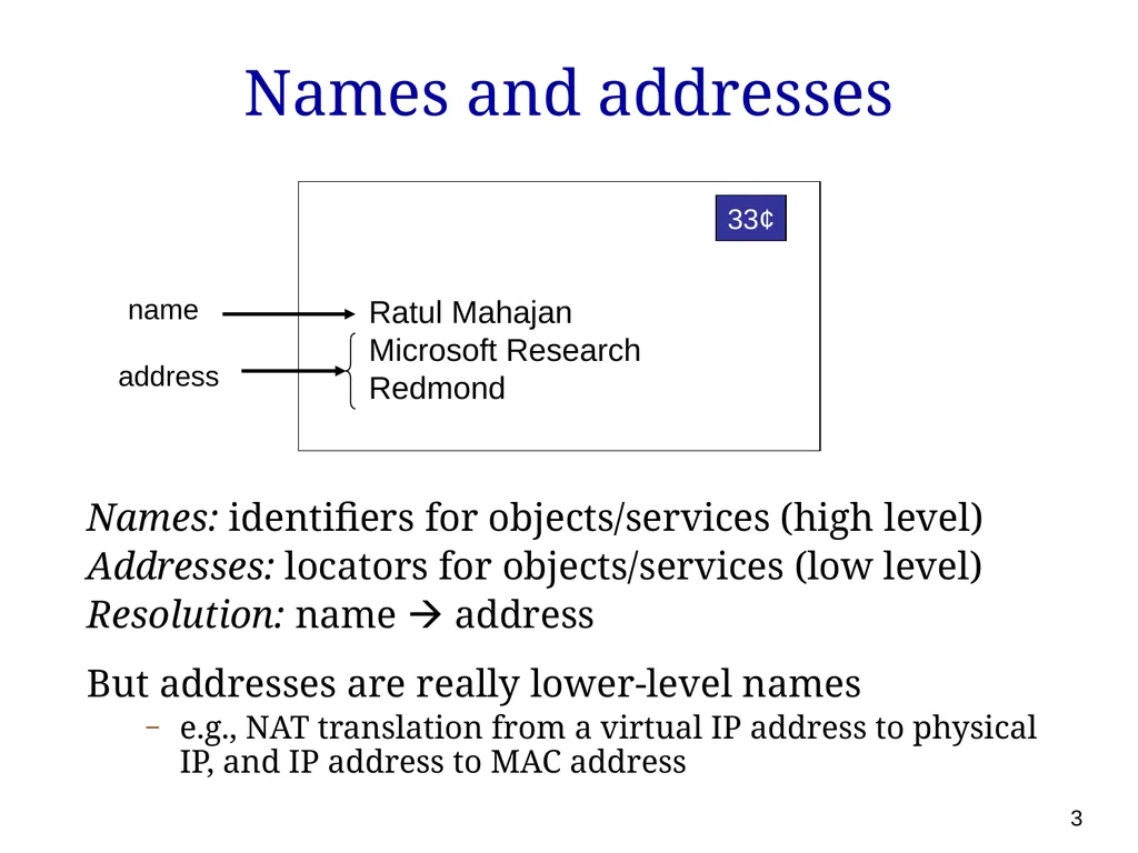 P561: Network Systems Week 7: Finding content - slide 3 of 82