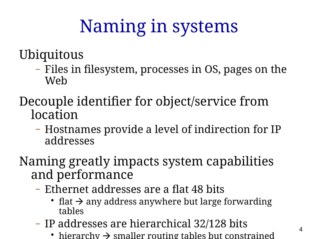 P561: Network Systems Week 7: Finding content - slide 4 of 82